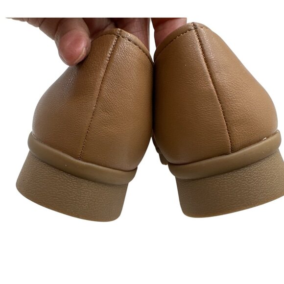 Baretrapse Size 11M Comfort Slip-On Shoes Braided Detail Padded Insole Beige - Picture 7 of 11